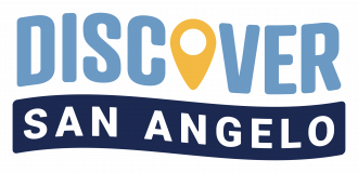 Discover San Angelo Logo Full Gold Large
